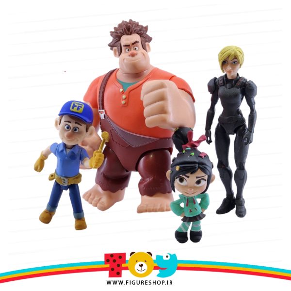 اکشن فیگور رالف خرابکار پک ۴ عددی