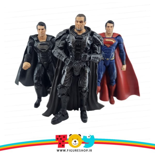 اکشن فیگور سوپرمن و ژنرال زاد