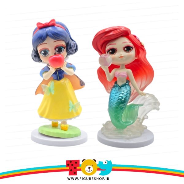 فیگور پری دریایی و سفید برفی طرح دیزنی