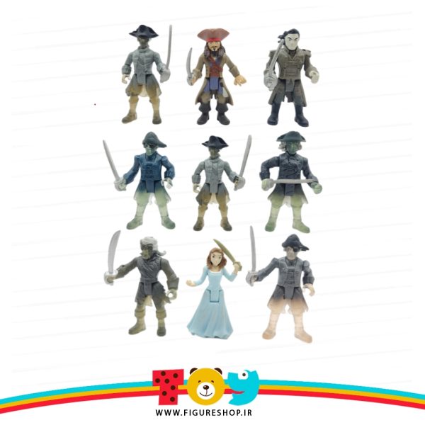 اکشن فیگور مجموعه دزدان دریایی کارائیب مدل ۱